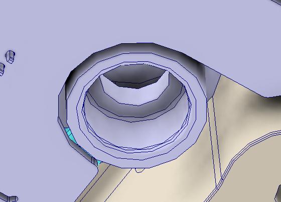 孔式冷卻液進出口